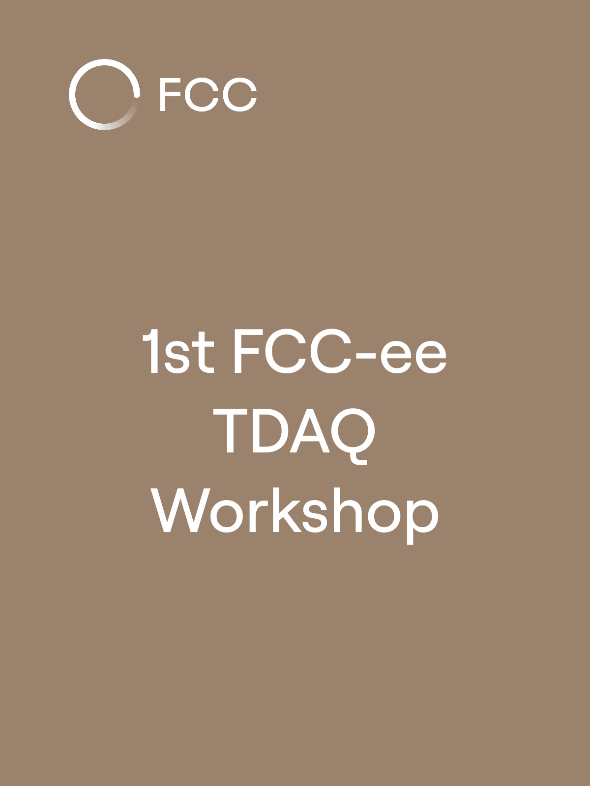 1st FCC-ee TDAQ Workshop