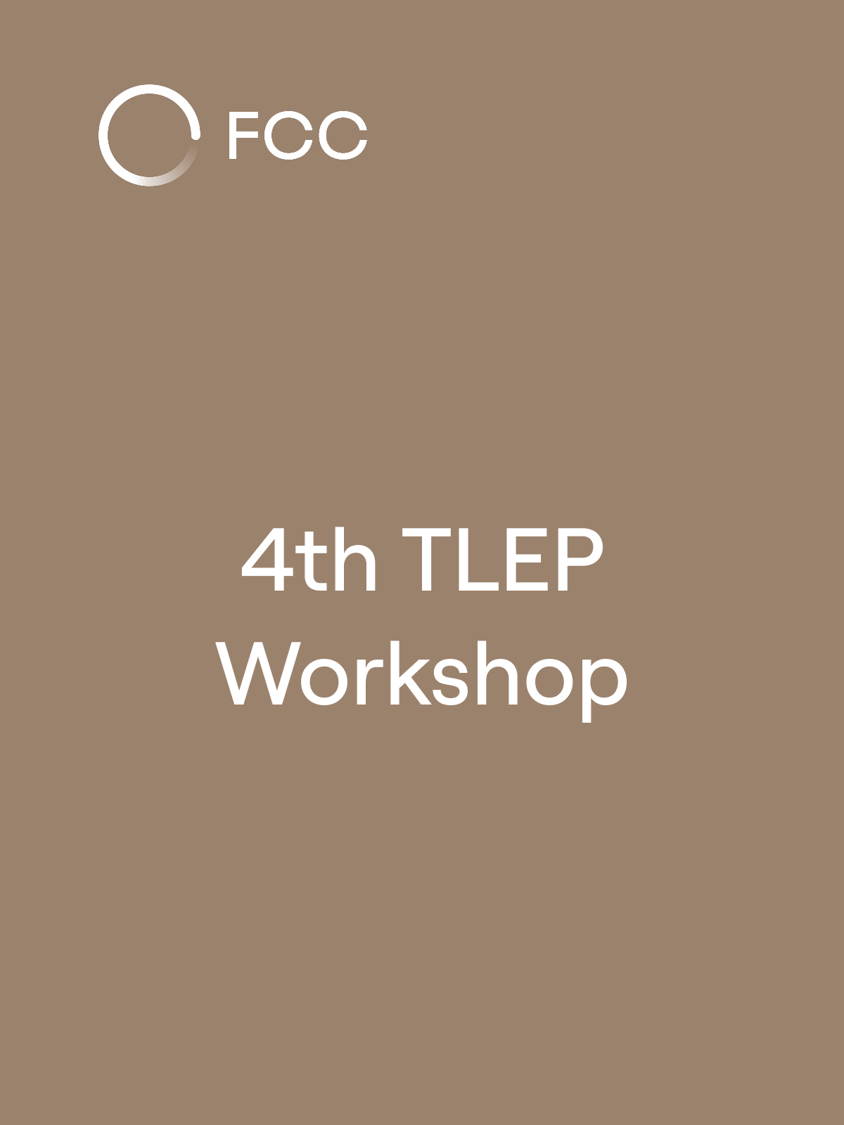 4th TLEP Workshop