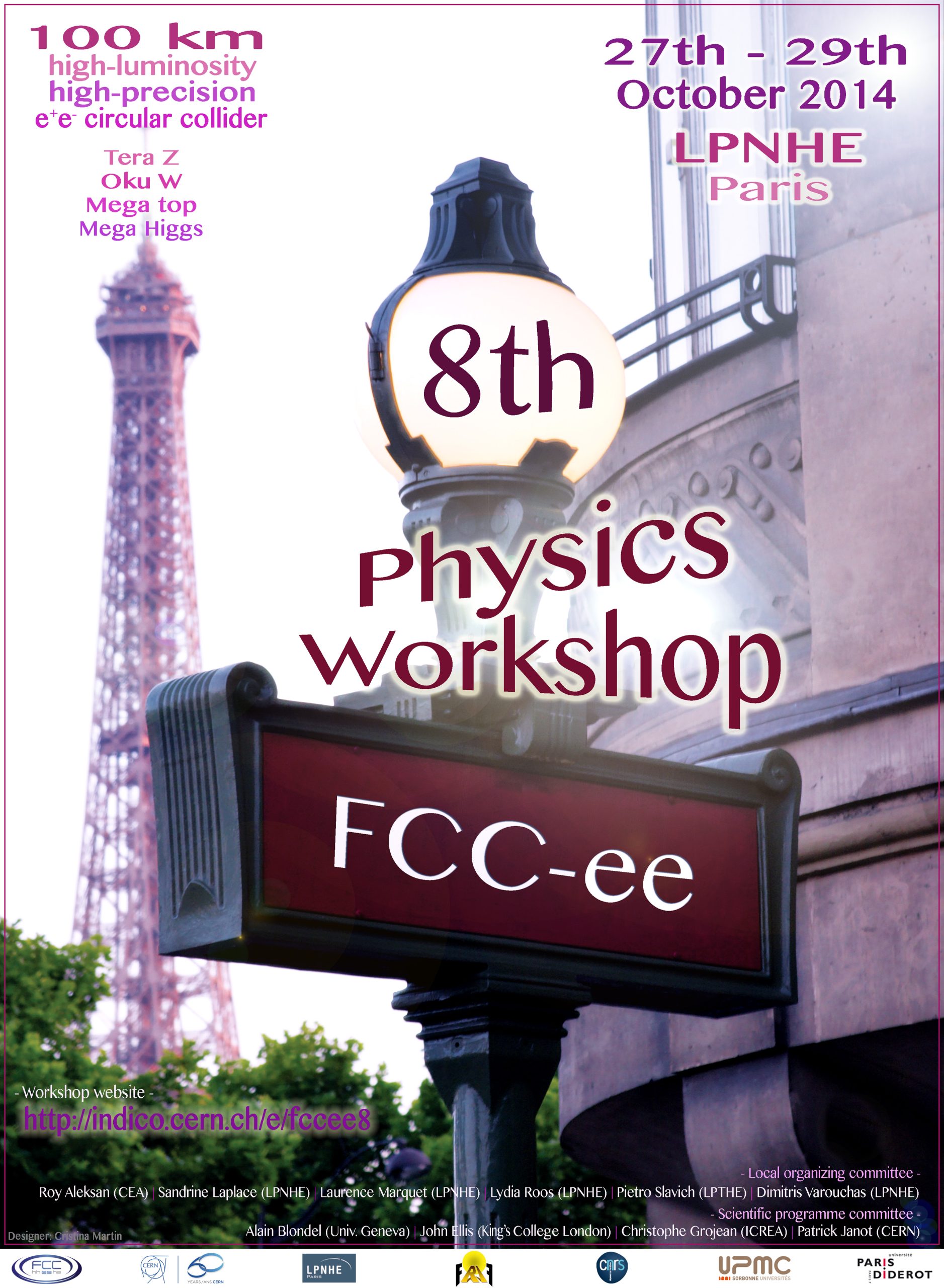 8th FCC-ee Physics Workshop