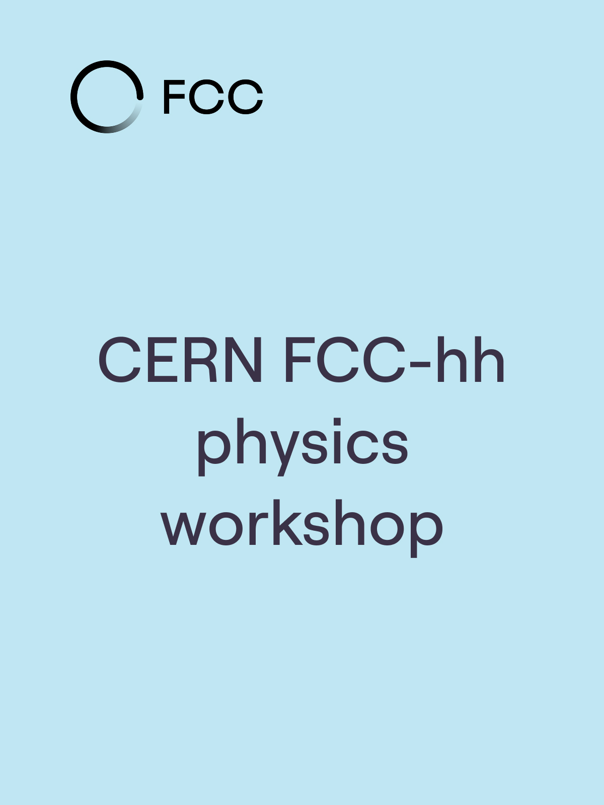 CERN FCC-hh physics workshop