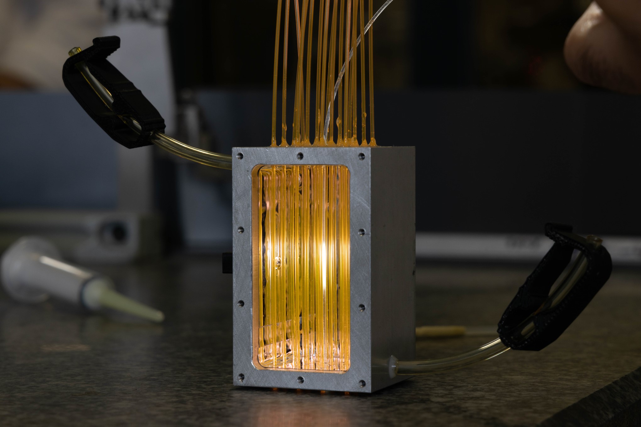 The 16-channels empty GRAiNITA prototype (credit GRAiNITA collaboration)